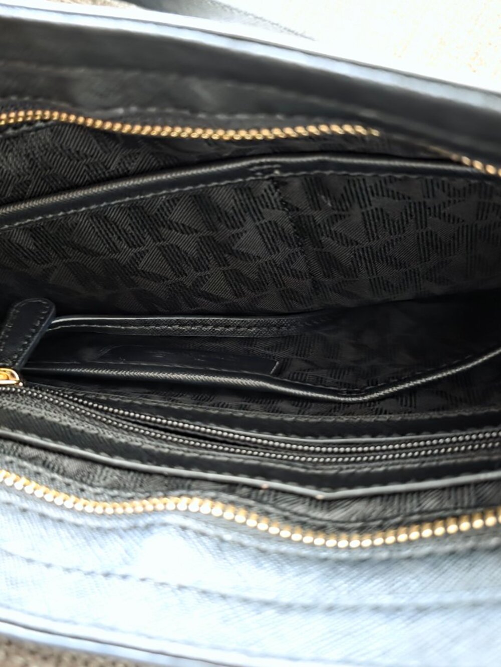 Michael Kors Leather Crossbody- Black Leather- OBO! - Picture 8 of 15